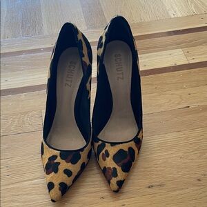 SCHUTZ Animal Print Women's Heels with 4” heel